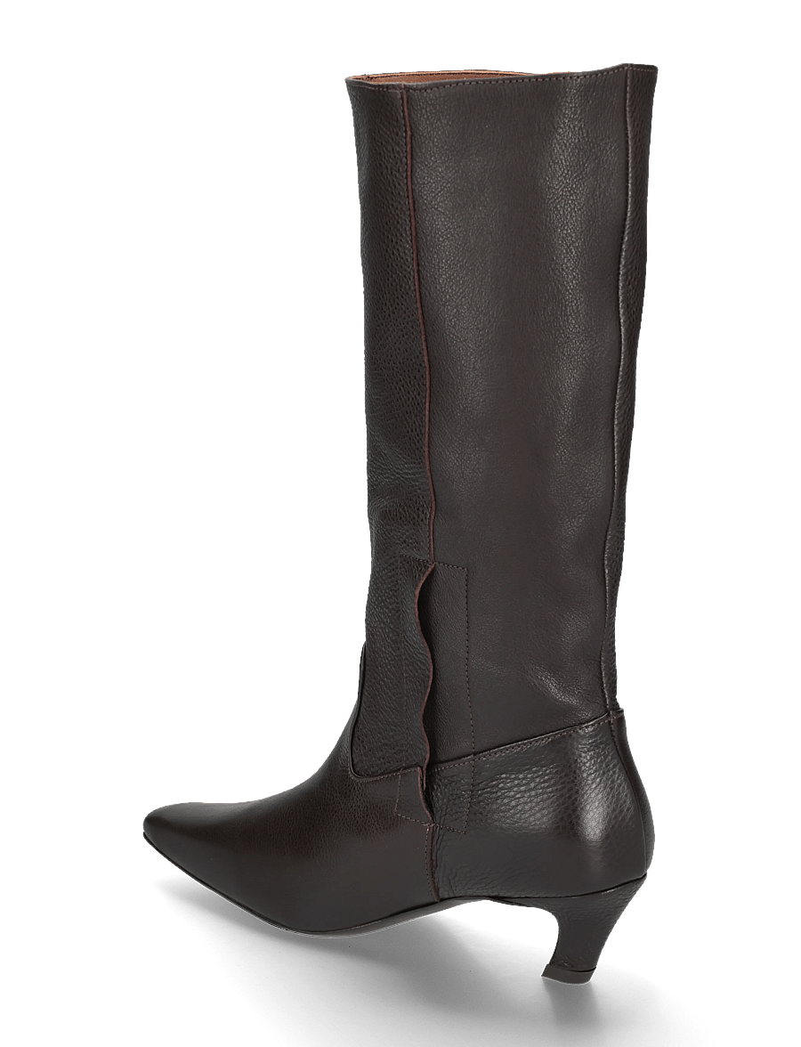 Anonymous Copenhagen - Tess - kniehohe stiefel - natural grain soft calf espresso brown - 1