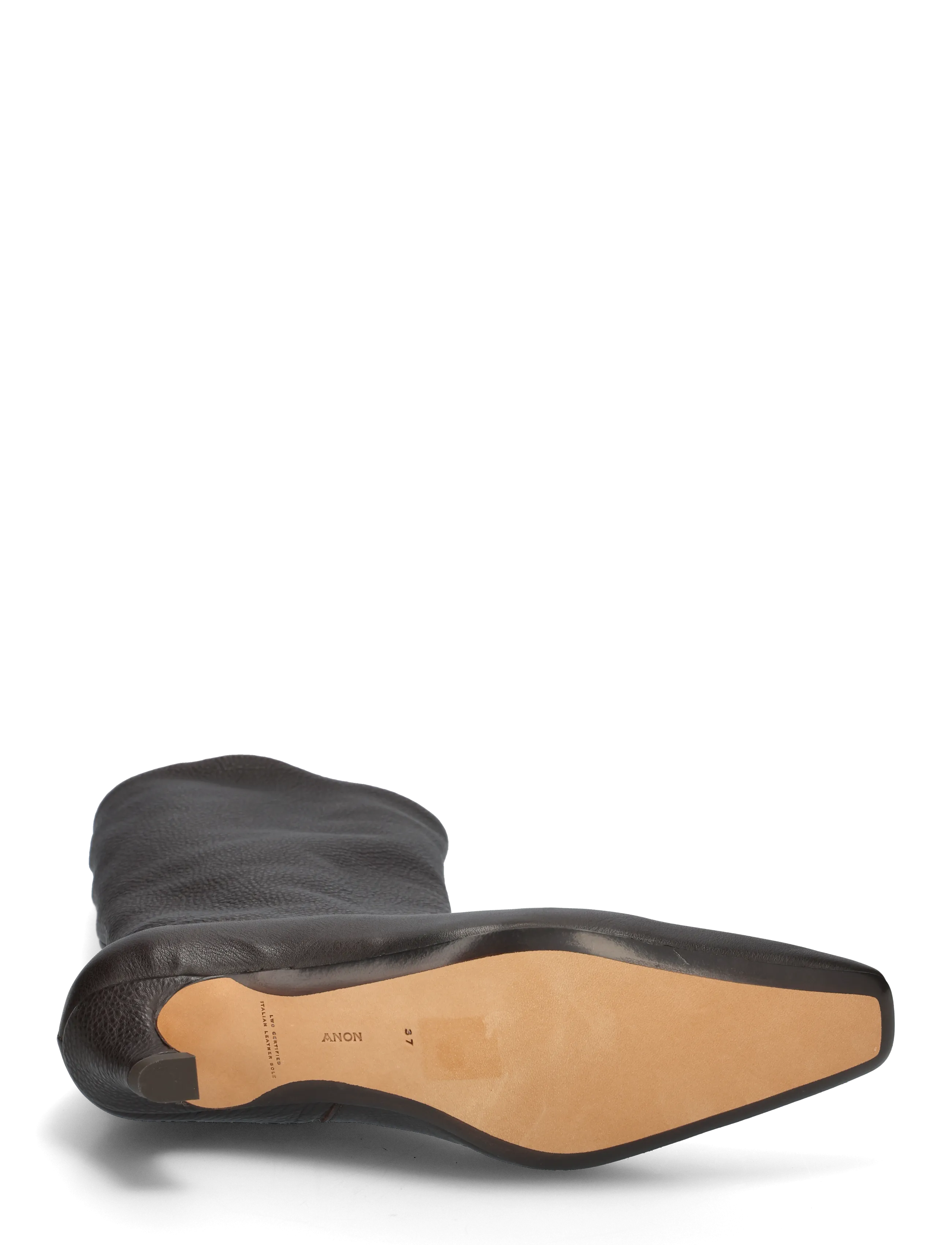 Anonymous Copenhagen - Tess - kniehohe stiefel - natural grain soft calf espresso brown - 4