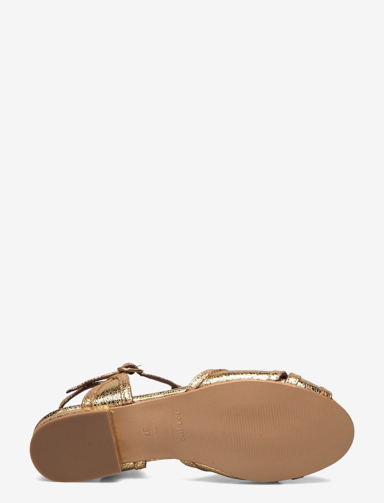 Anonymous Copenhagen - Therese 20 - flade sandaler - crackled metallic goat gold - 5