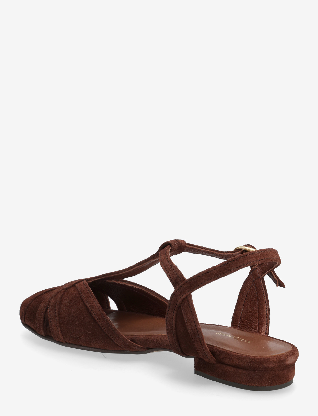 Anonymous Copenhagen - Therese 20 - flade sandaler - calf suede chocolate - 2