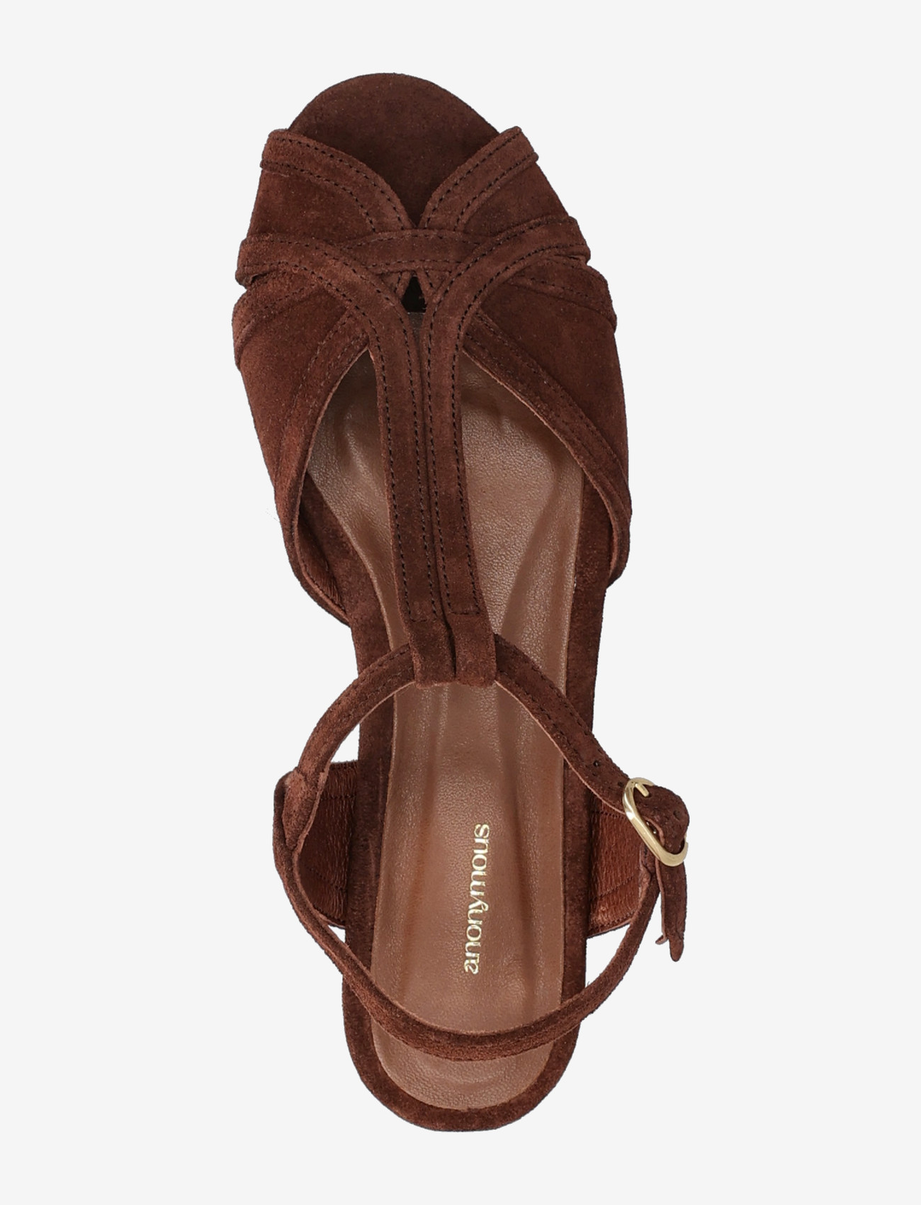 Anonymous Copenhagen - Therese 20 - flade sandaler - calf suede chocolate - 3