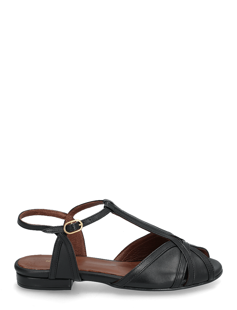 Anonymous Copenhagen - Therese 20 - flache sandalen - shiny lamb black - 1