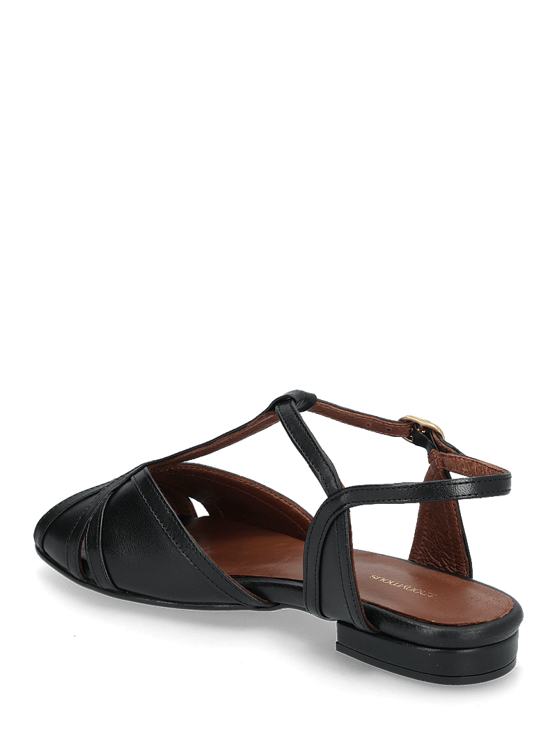 Anonymous Copenhagen - Therese 20 - flache sandalen - shiny lamb black - 2
