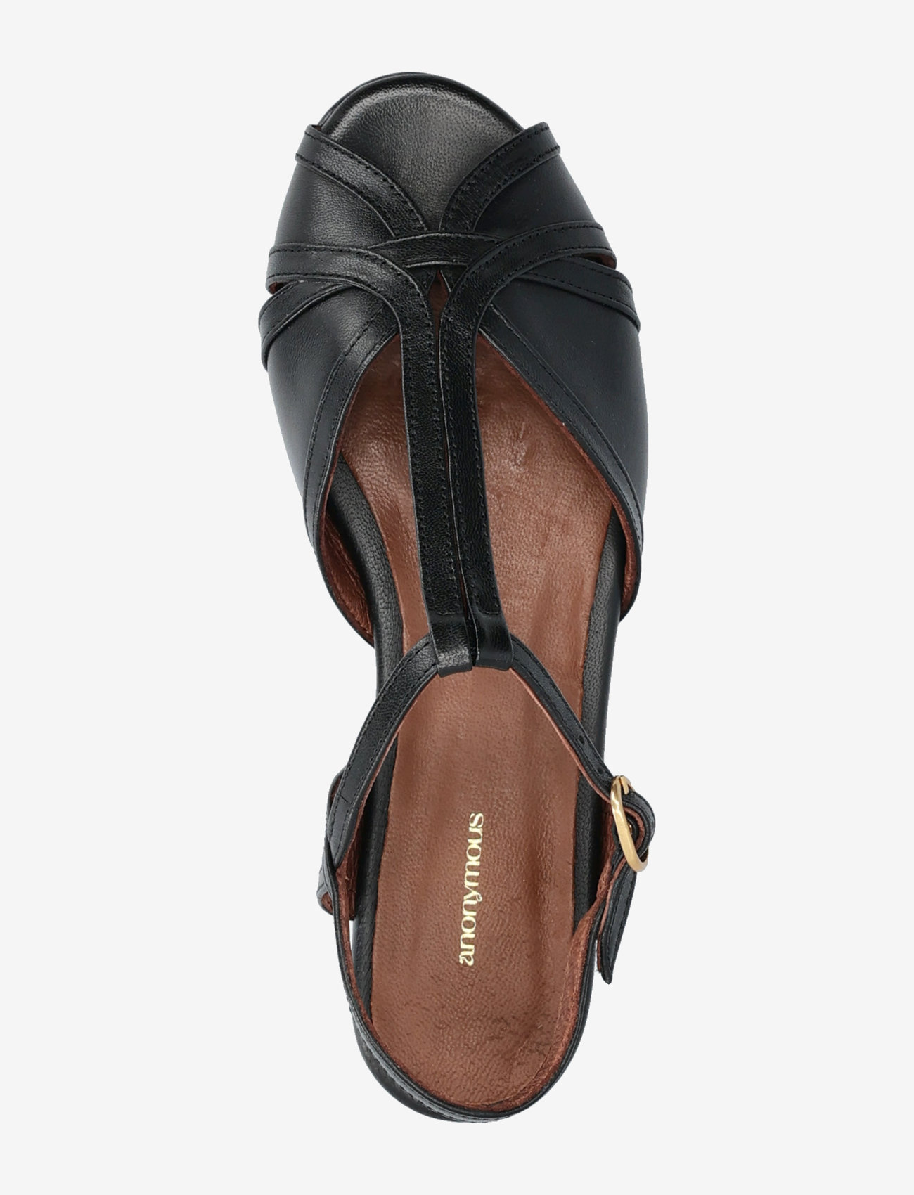 Anonymous Copenhagen - Therese 20 - flat sandals - shiny lamb black - 3