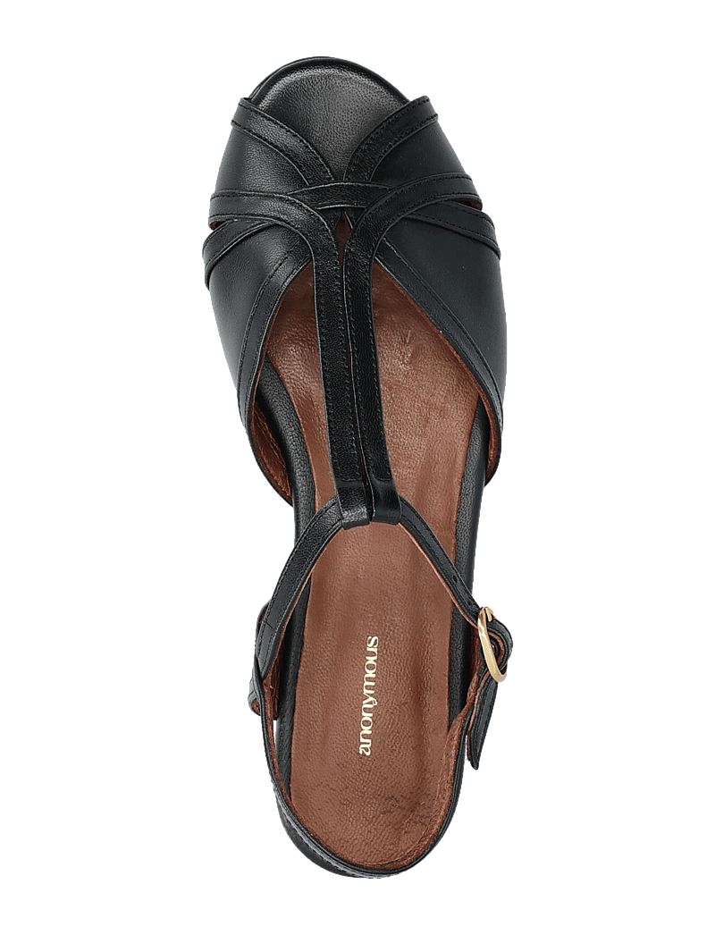 Anonymous Copenhagen - Therese 20 - flache sandalen - shiny lamb black - 3
