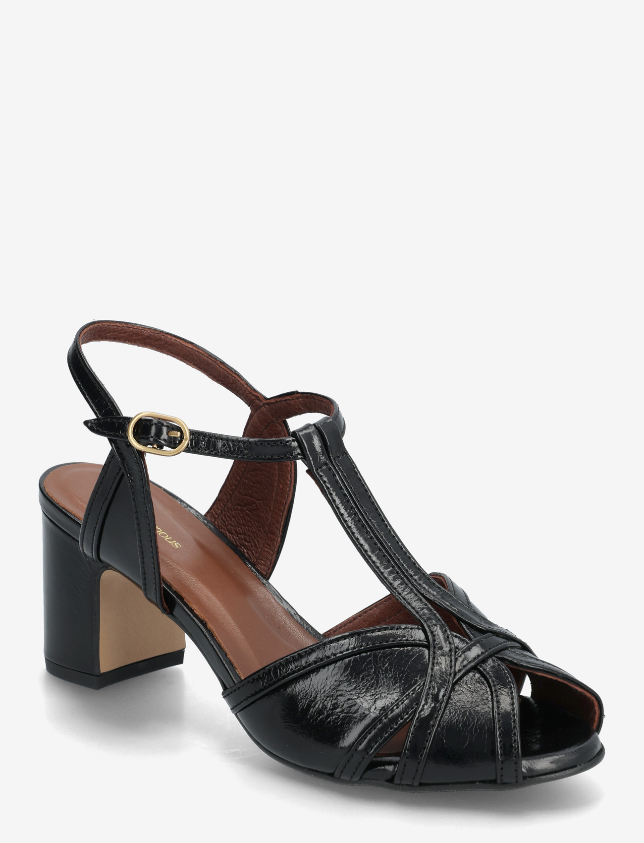 Anonymous Copenhagen - Therese 55 - hauts talons - crinkled polished goat black - 0