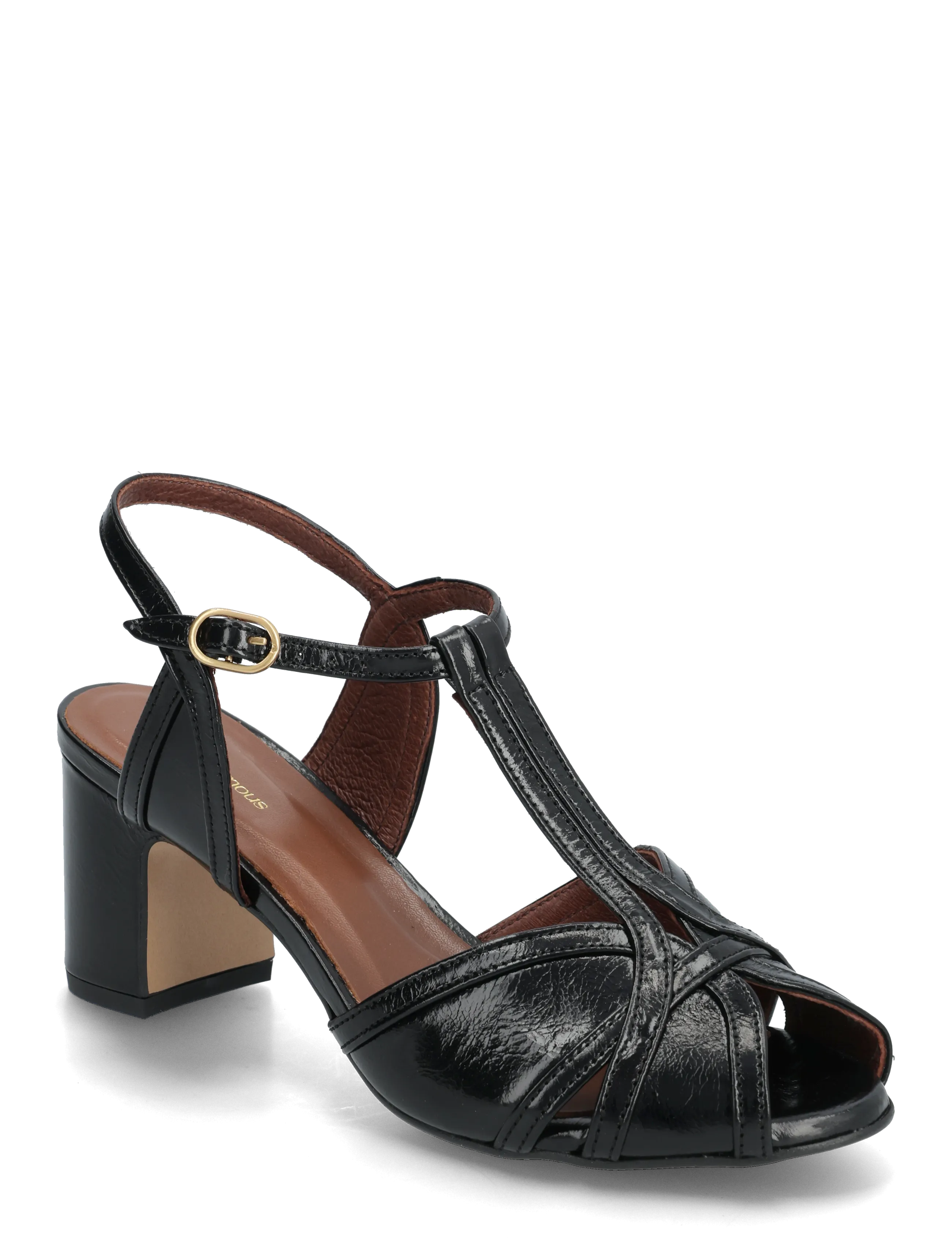 Anonymous Copenhagen Therese 55 - Anonymous Copenhagen - CRINKLED POLISHED GOAT BLACK / black