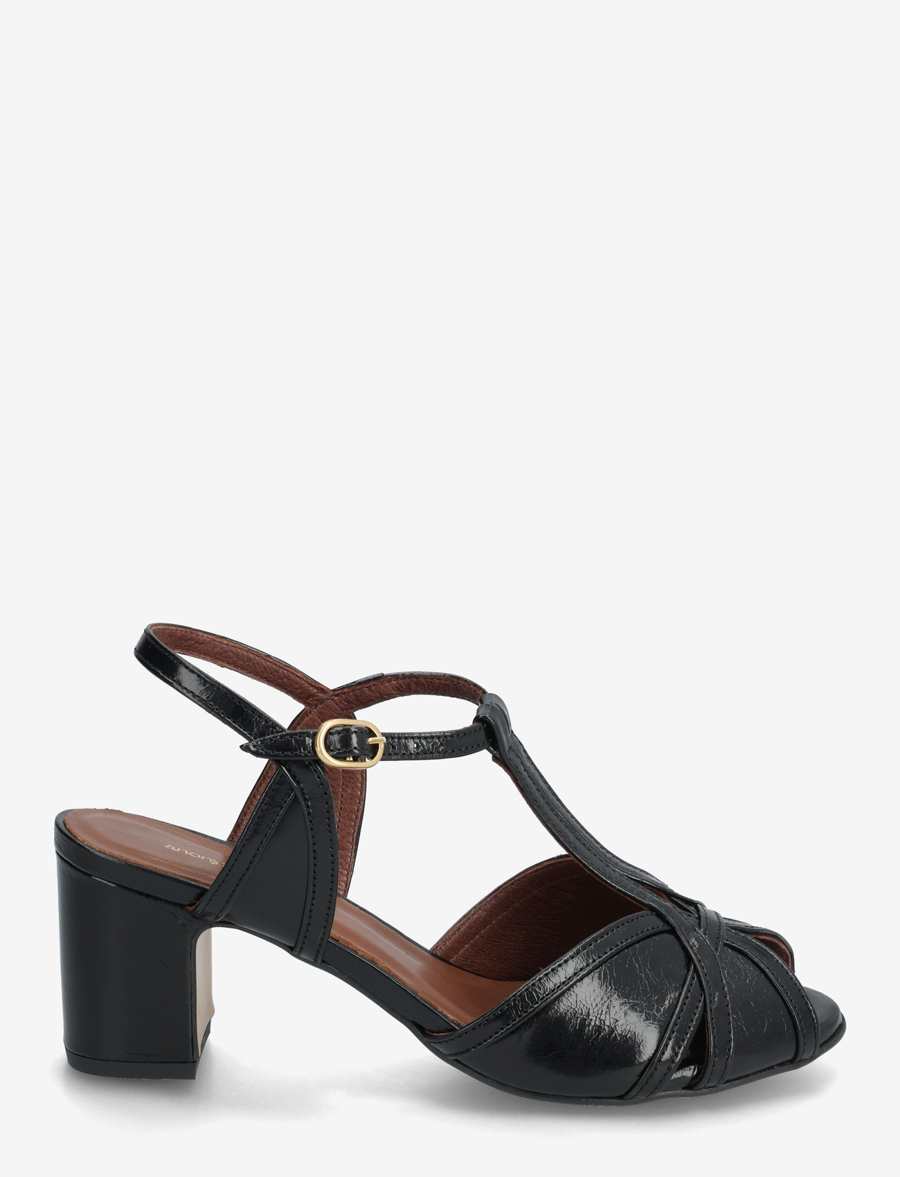 Anonymous Copenhagen - Therese 55 - hauts talons - crinkled polished goat black - 1