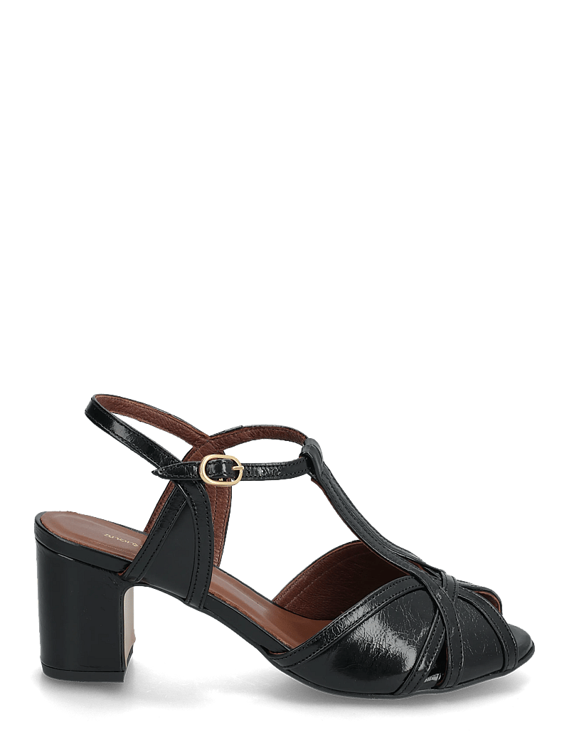 Anonymous Copenhagen - Therese 55 - hauts talons - crinkled polished goat black - 1