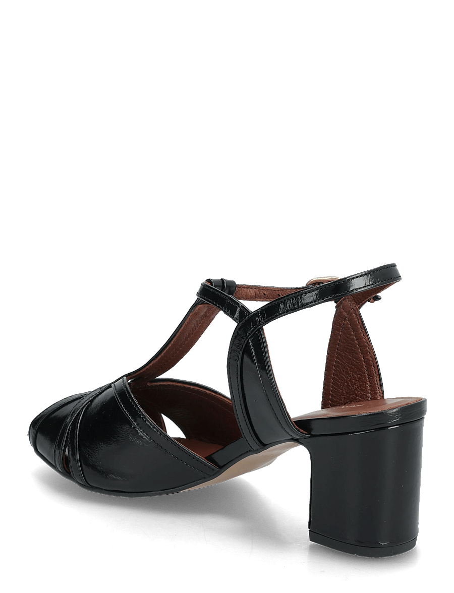 Anonymous Copenhagen - Therese 55 - sandaletter - crinkled polished goat black - 2