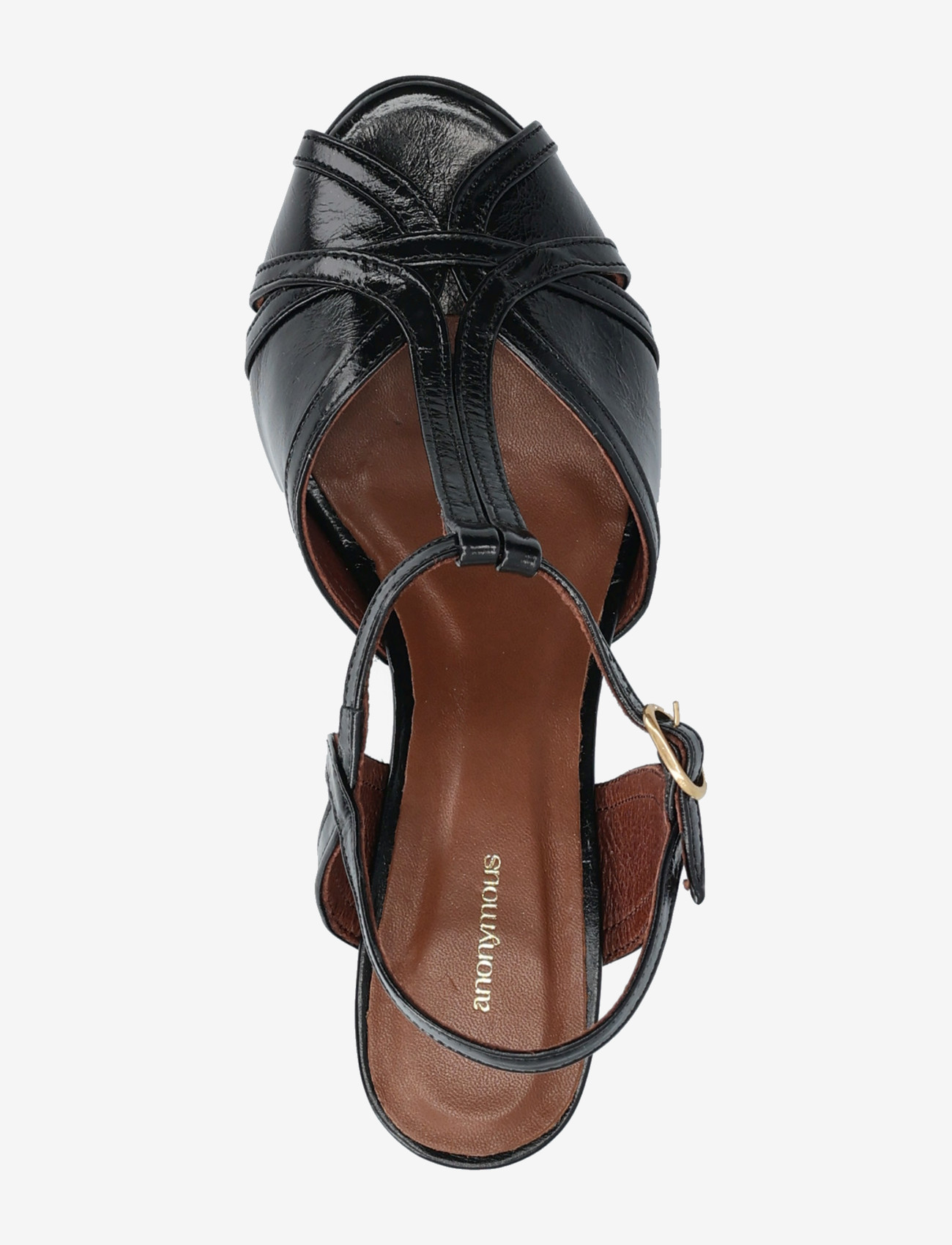 Anonymous Copenhagen - Therese 55 - hauts talons - crinkled polished goat black - 3