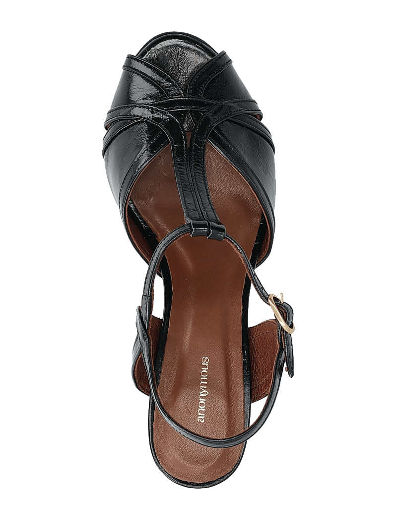 Anonymous Copenhagen - Therese 55 - hauts talons - crinkled polished goat black - 3