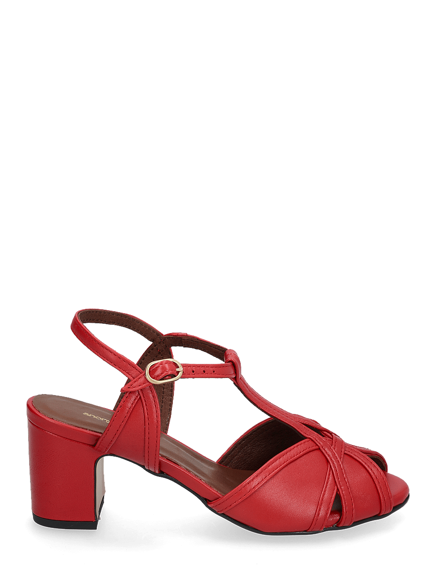 Anonymous Copenhagen - Therese 55 - sandaletten - shiny lamb ruby red - 2