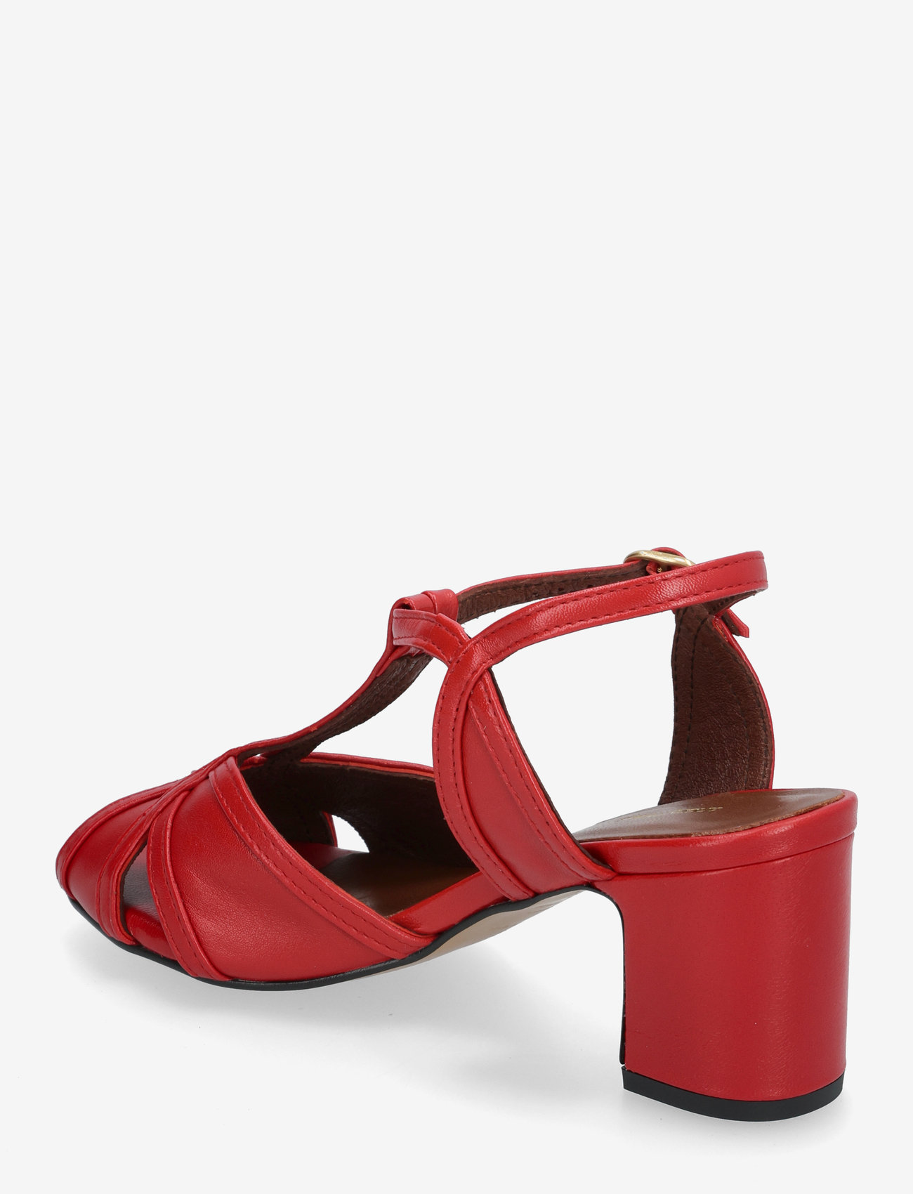 Anonymous Copenhagen - Therese 55 - heeled sandals - shiny lamb ruby red - 2