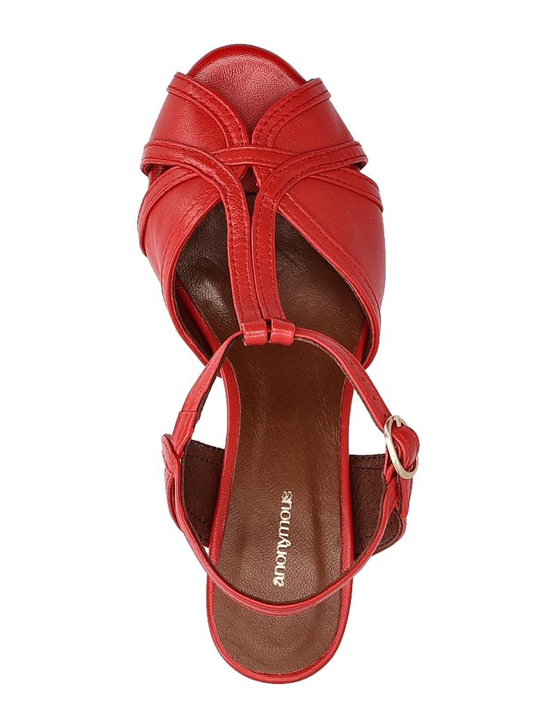 Anonymous Copenhagen - Therese 55 - hauts talons - shiny lamb ruby red - 4