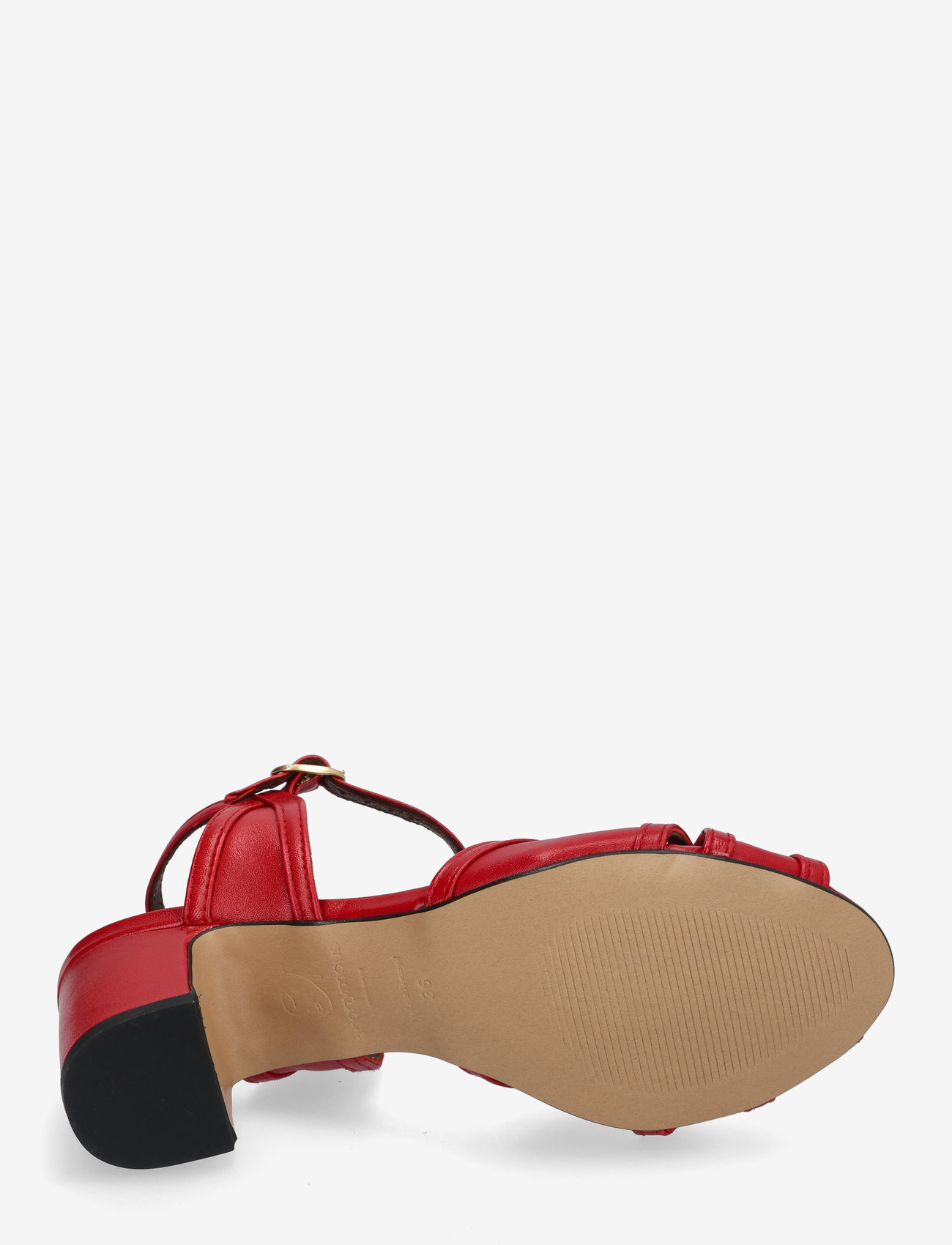 Anonymous Copenhagen - Therese 55 - heeled sandals - shiny lamb ruby red - 4