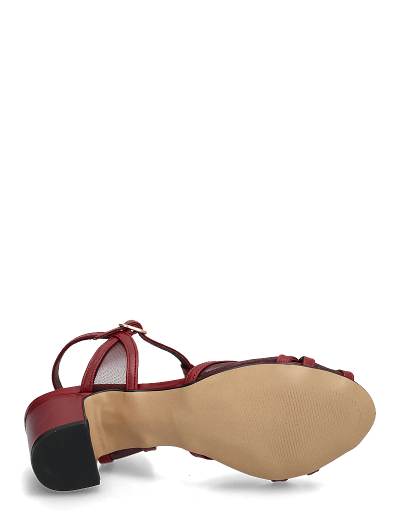 Anonymous Copenhagen - Therese 55 mesh - sandaler med hæl - shiny lamb & mesh pomegranate - 4