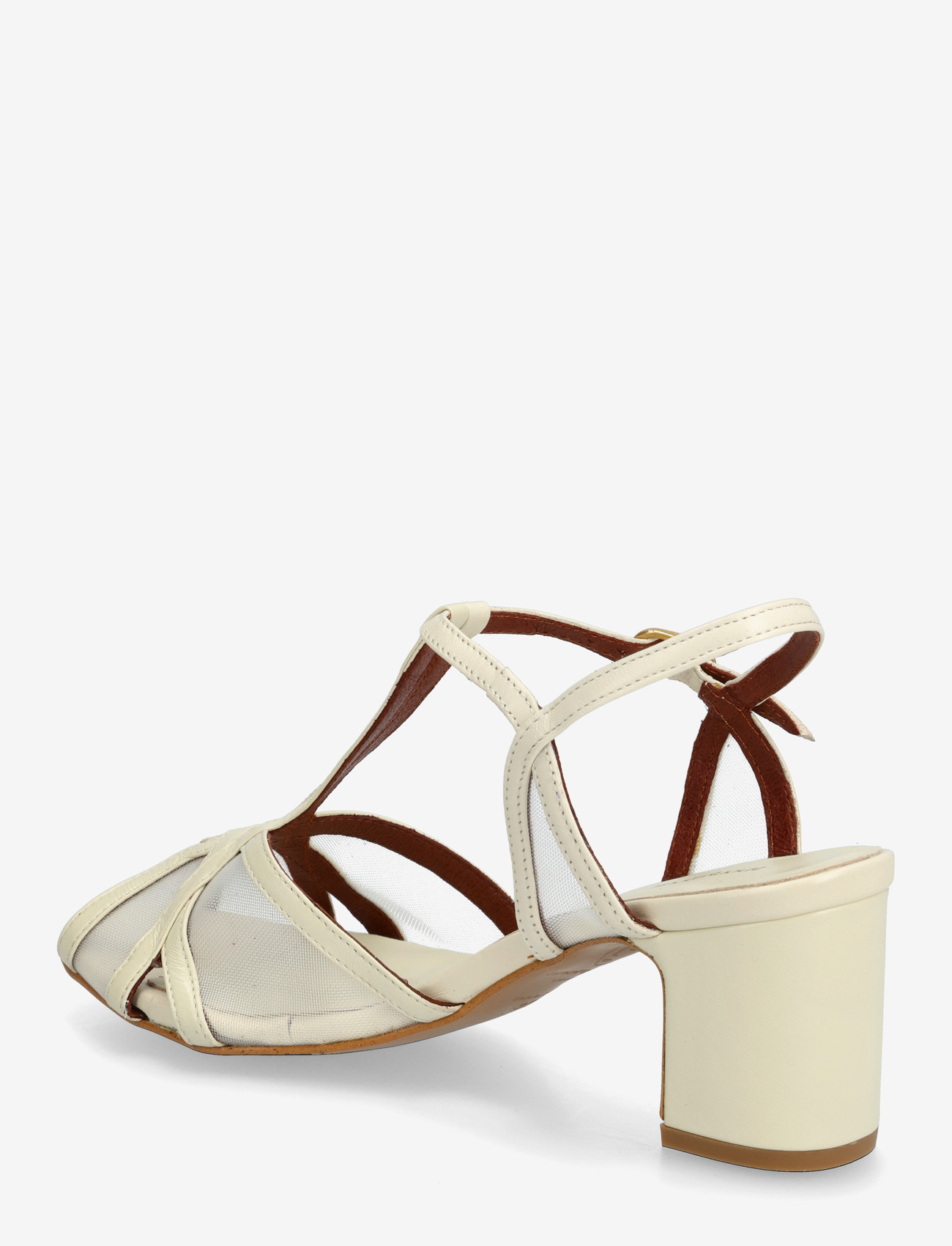 Anonymous Copenhagen - Therese 55 mesh - sandaletten - shiny lamb & mesh white sand - 2