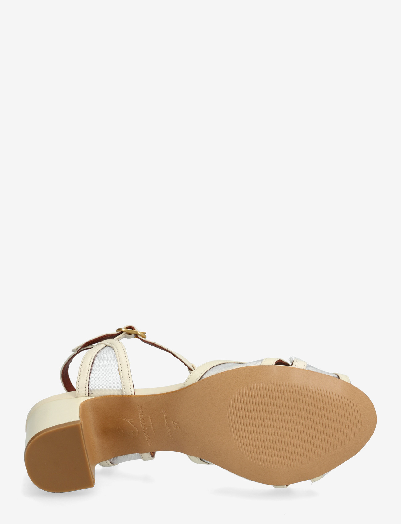 Anonymous Copenhagen - Therese 55 mesh - sandaletten - shiny lamb & mesh white sand - 4
