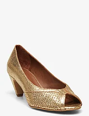 Anonymous Copenhagen - Tiffany stiletto - escarpins à bout ouvert - crackled metallic goat gold - 0