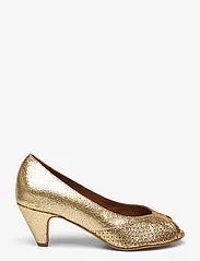 Anonymous Copenhagen - Tiffany stiletto - escarpins à bout ouvert - crackled metallic goat gold - 1