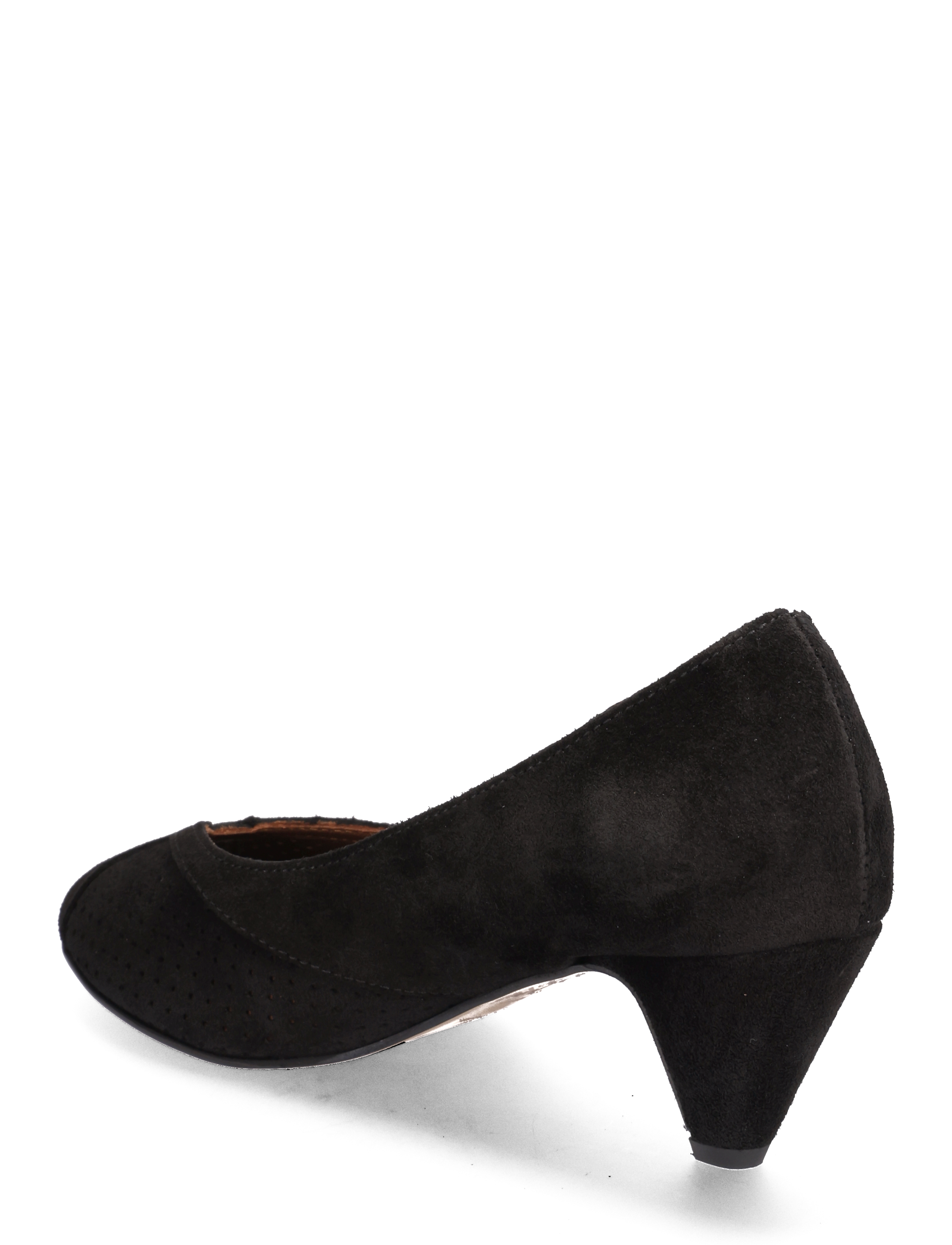 Anonymous Copenhagen - Tiffany stiletto - bateliai atviru priekiu - calf suede black - 2