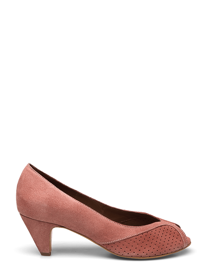 Anonymous Copenhagen - Tiffany stiletto - peeptoes - calf suede burned rose - 1