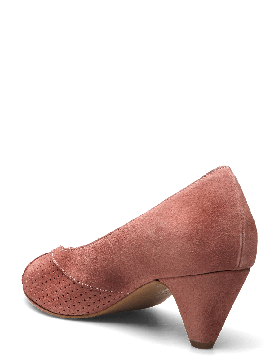 Anonymous Copenhagen - Tiffany stiletto - peeptoes - calf suede burned rose - 2