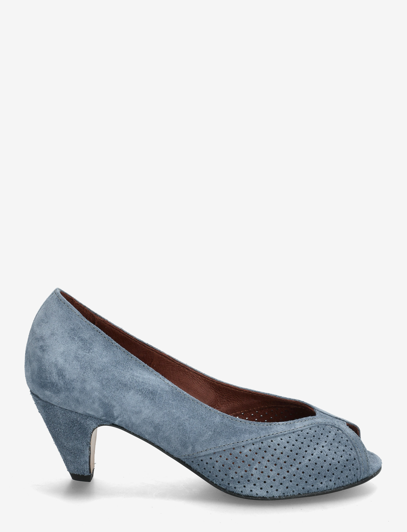 Anonymous Copenhagen - Tiffany stiletto - peeptoes - calf suede denim blue - 1