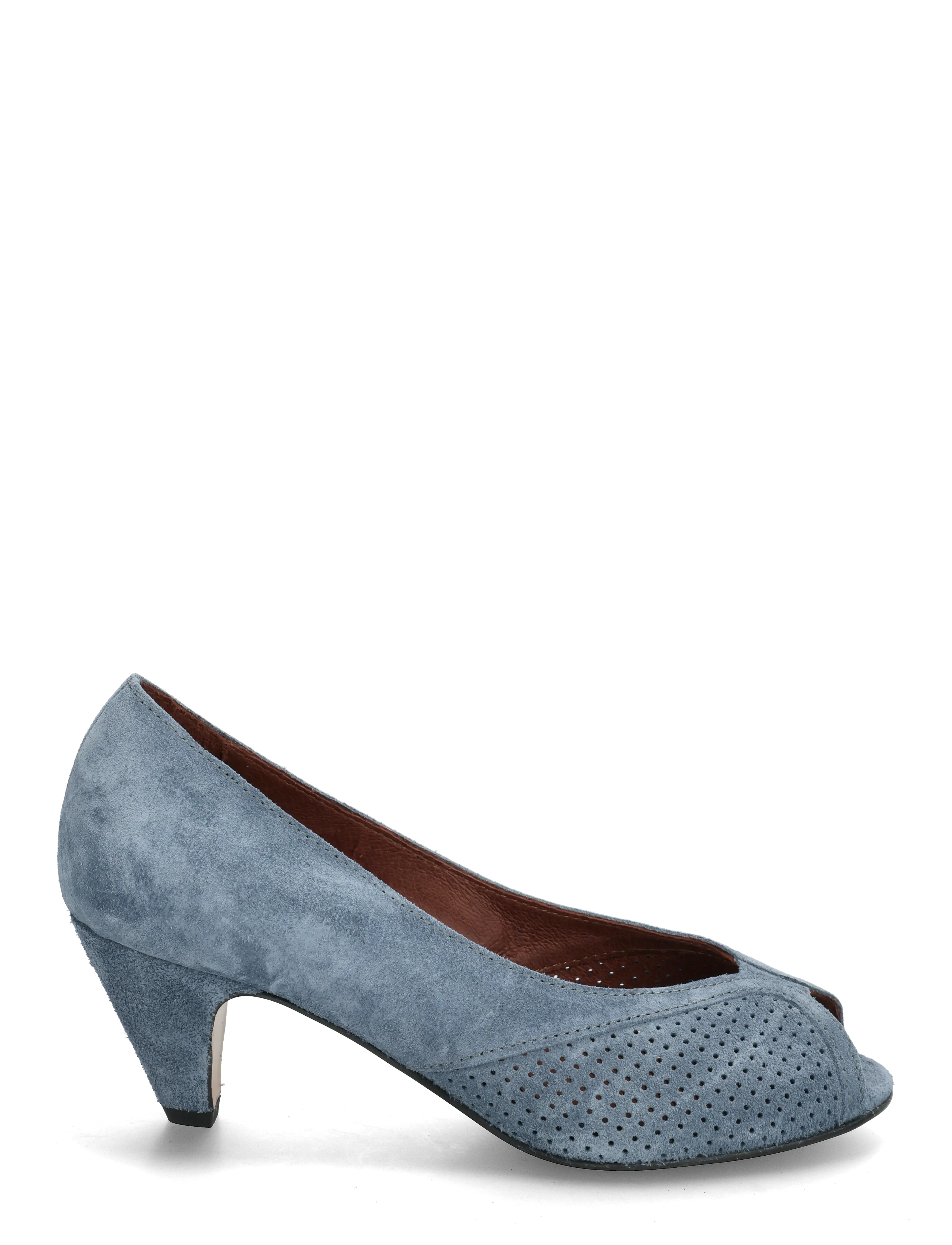 Anonymous Copenhagen - Tiffany stiletto - peeptoes - calf suede denim blue - 1