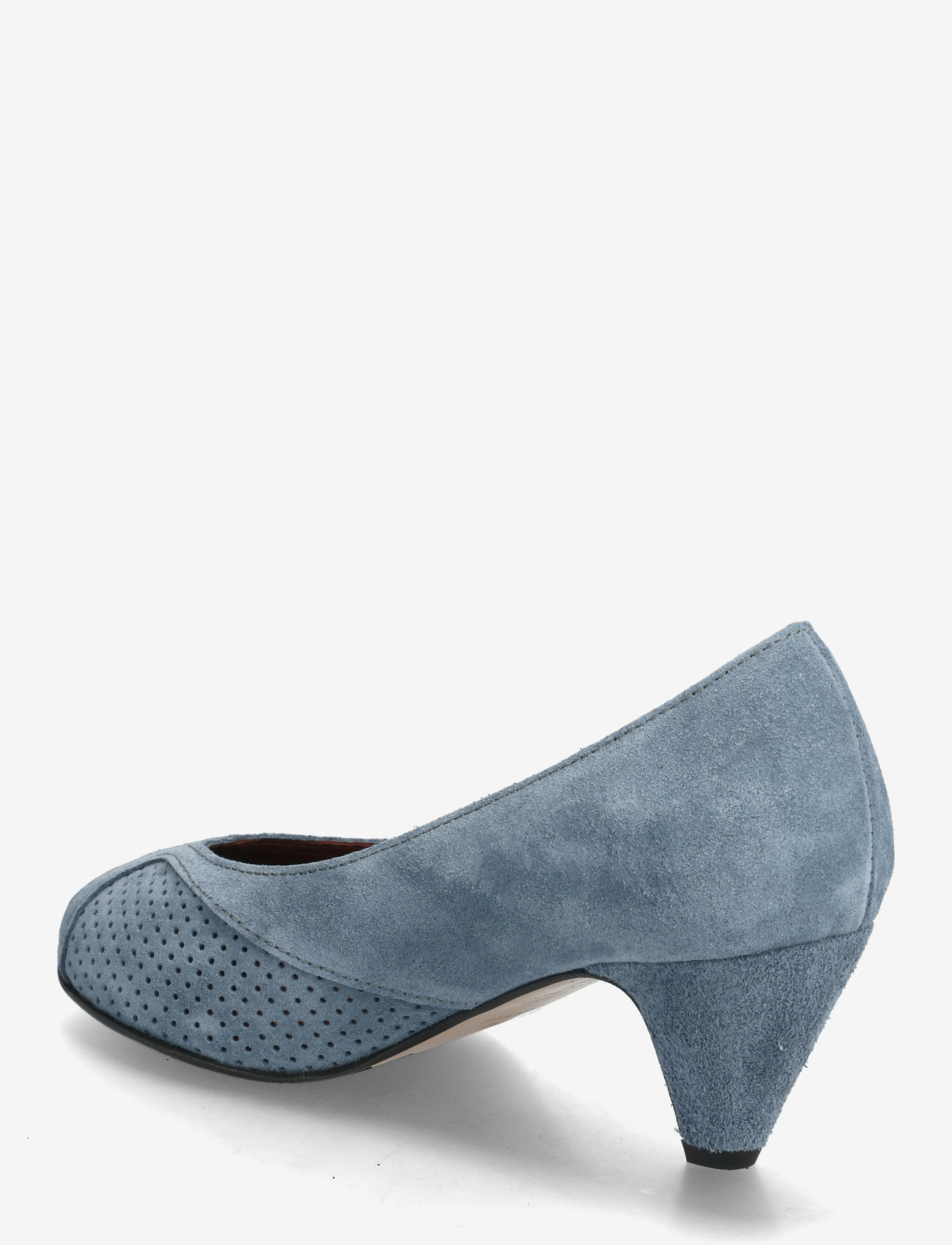 Anonymous Copenhagen - Tiffany stiletto - peeptoes - calf suede denim blue - 2