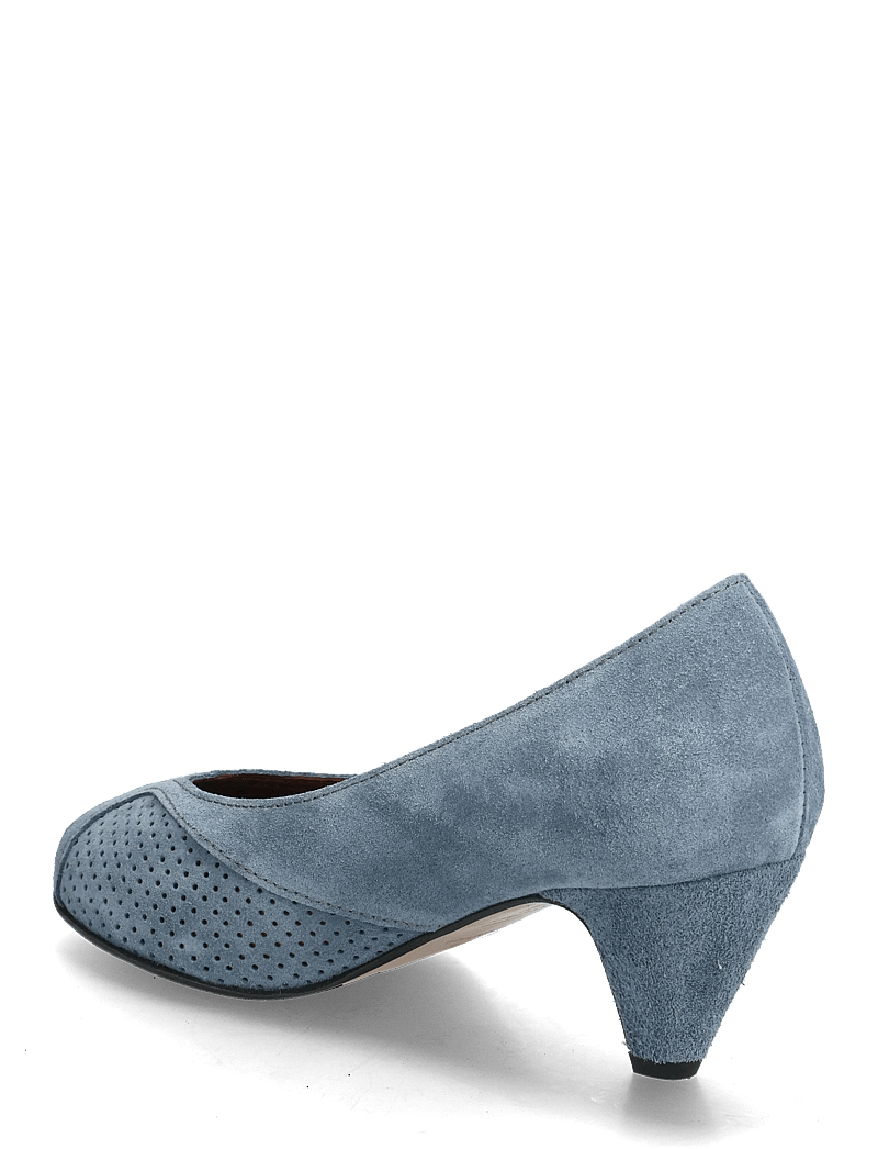 Anonymous Copenhagen - Tiffany stiletto - peeptoes - calf suede denim blue - 2