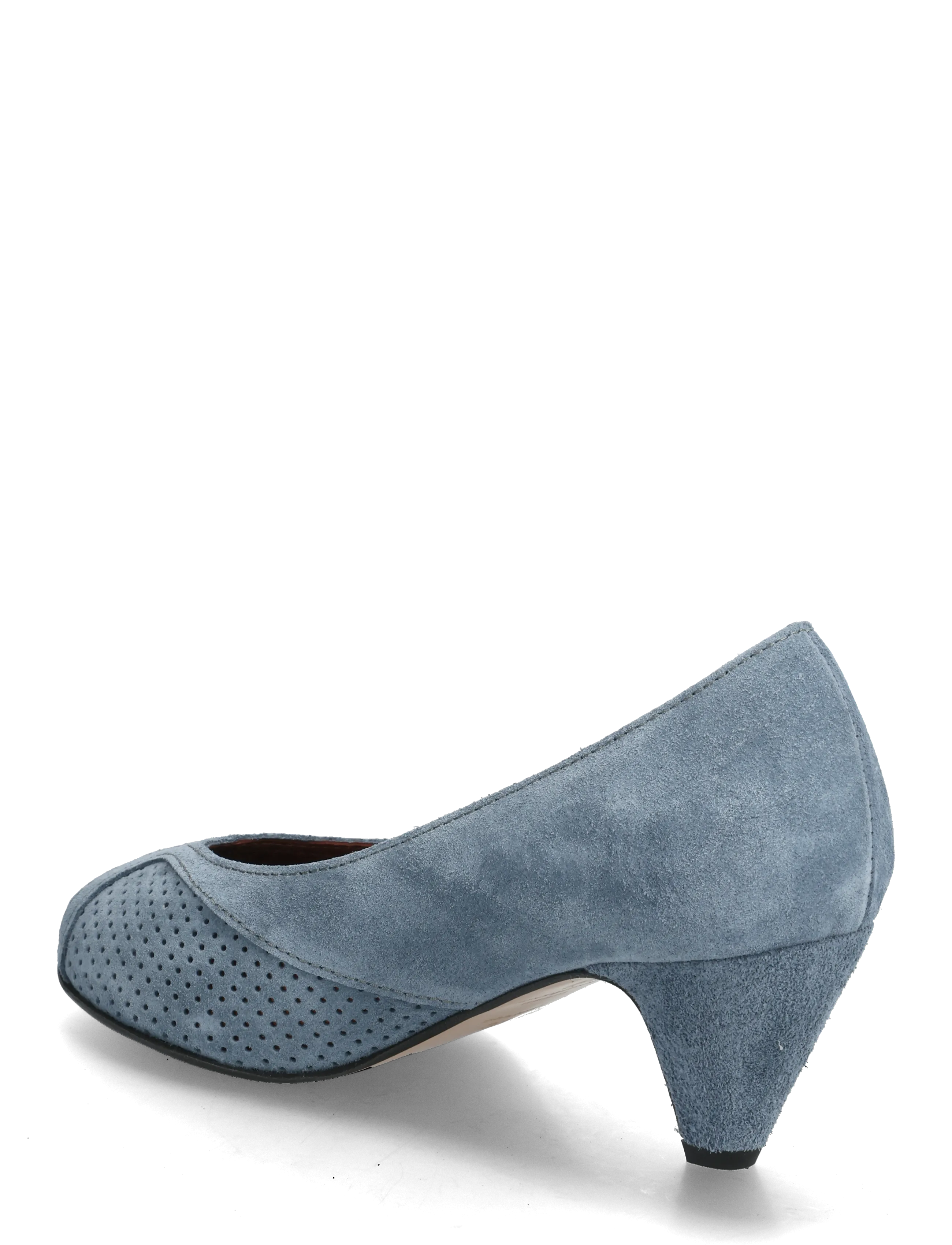 Anonymous Copenhagen - Tiffany stiletto - peeptoes - calf suede denim blue - 2