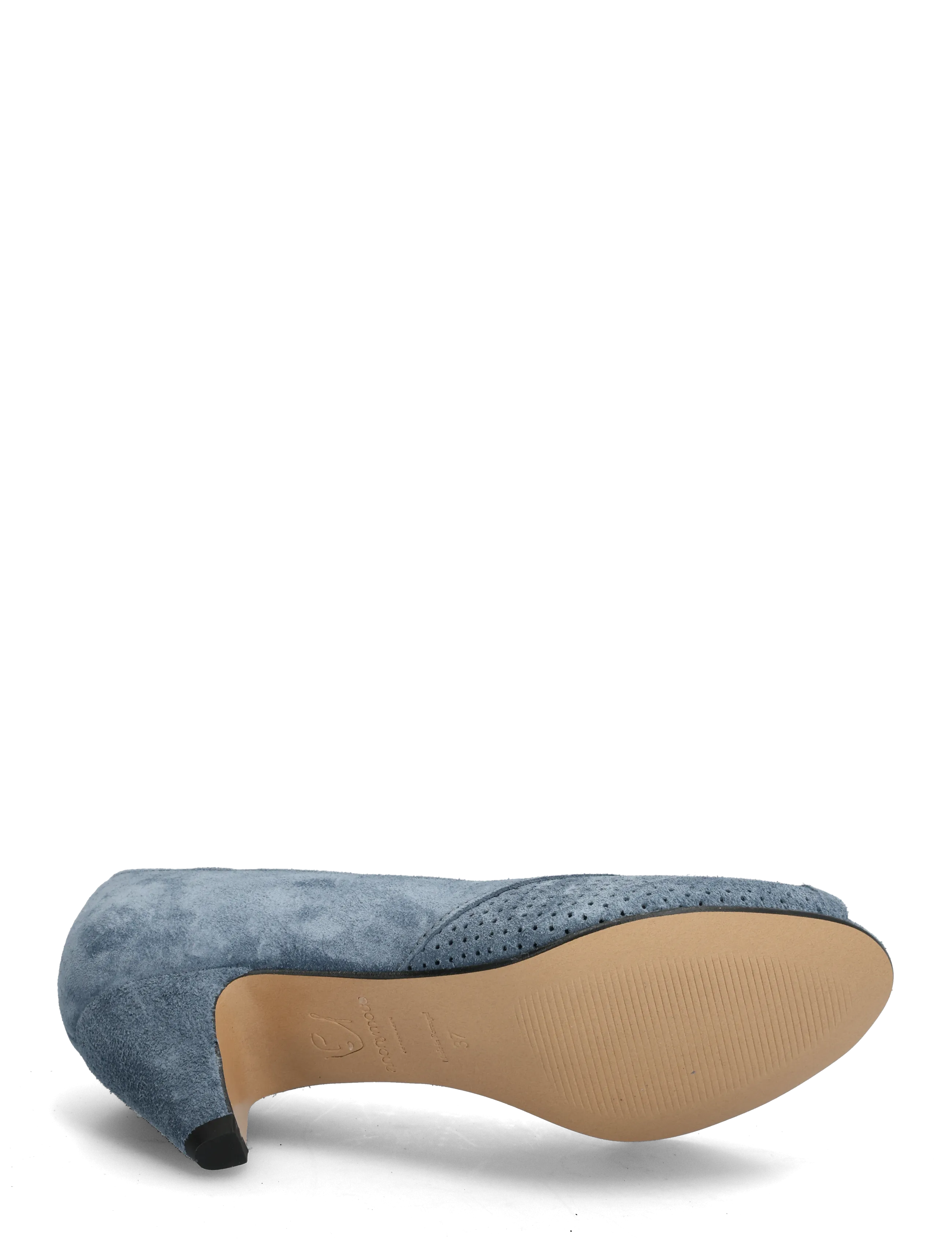 Anonymous Copenhagen - Tiffany stiletto - peeptoes - calf suede denim blue - 4