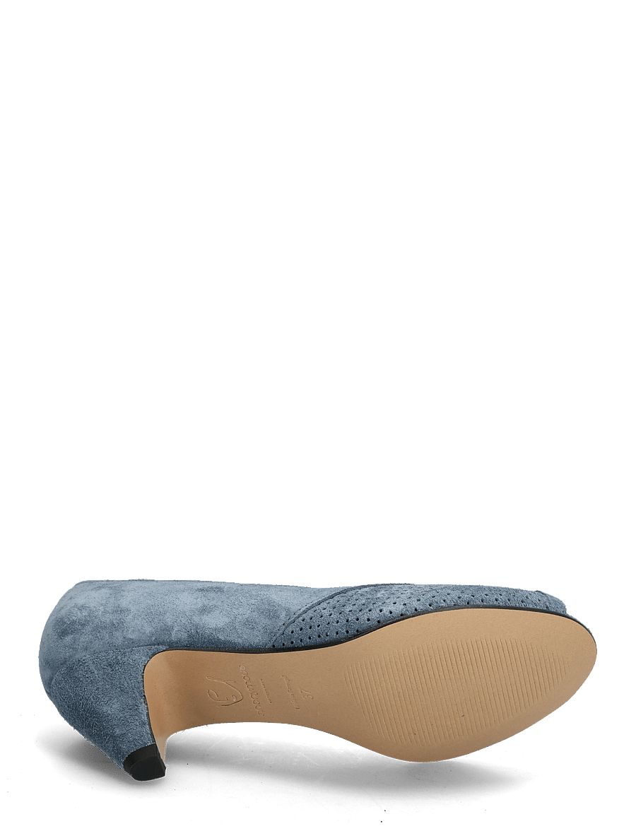 Anonymous Copenhagen - Tiffany stiletto - peeptoes - calf suede denim blue - 4