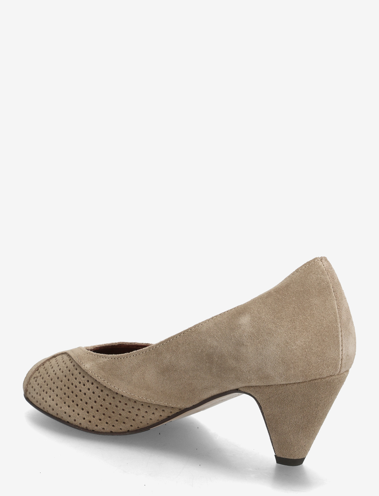 Anonymous Copenhagen - Tiffany stiletto - peeptoes - calf suede mushroom - 2