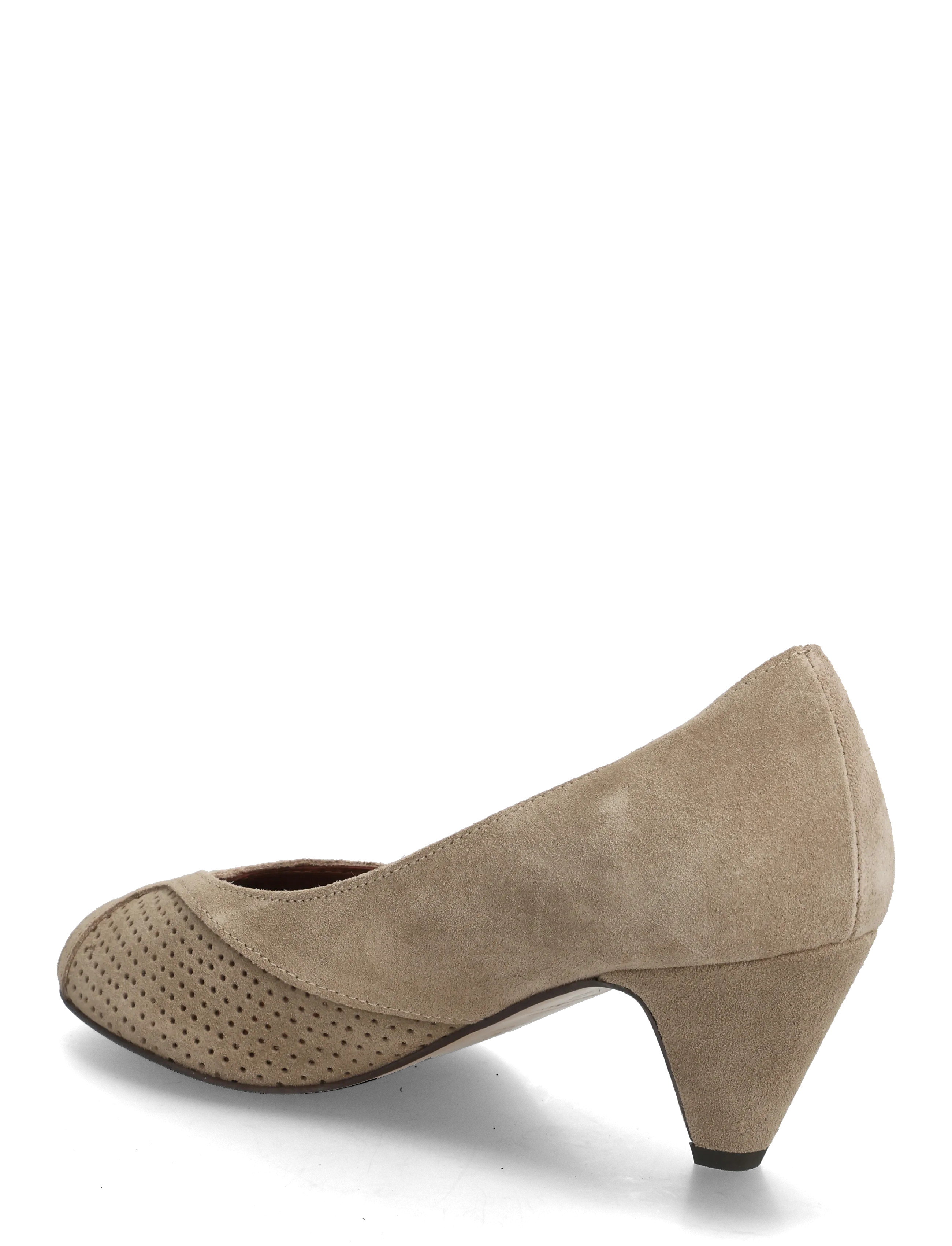 Anonymous Copenhagen - Tiffany stiletto - open toe shoes - calf suede mushroom - 2