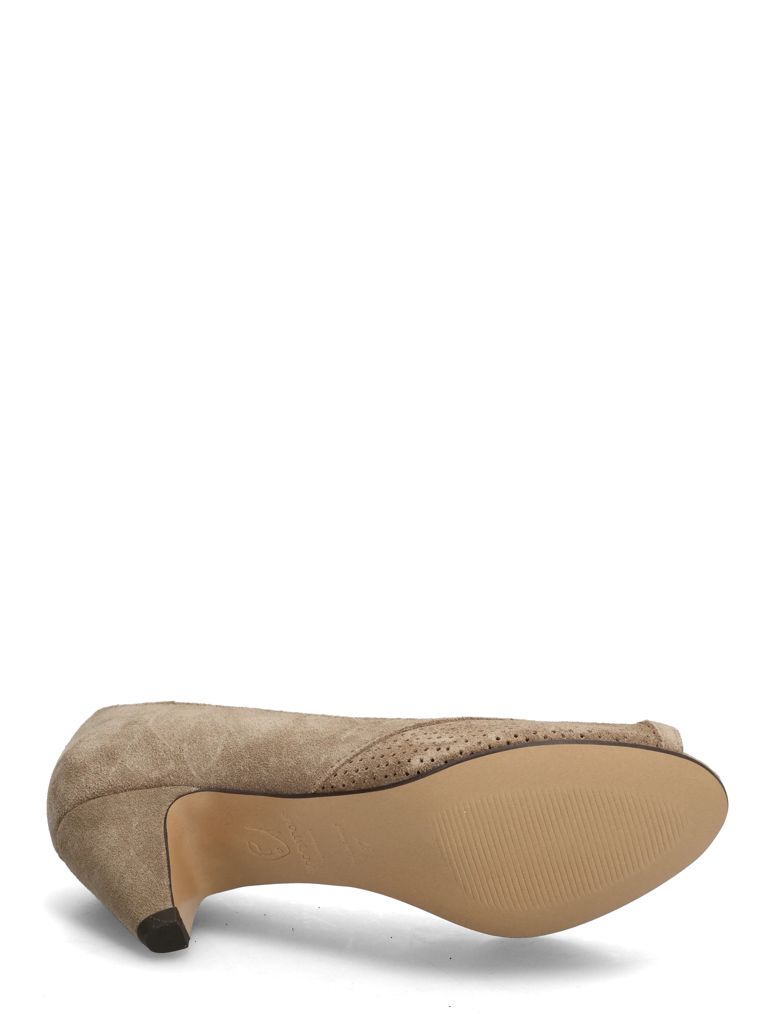 Anonymous Copenhagen - Tiffany stiletto - open toe shoes - calf suede mushroom - 4