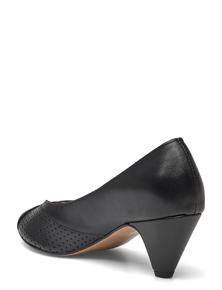 Anonymous Copenhagen - Tiffany stiletto - peeptoes - shiny lamb black - 2