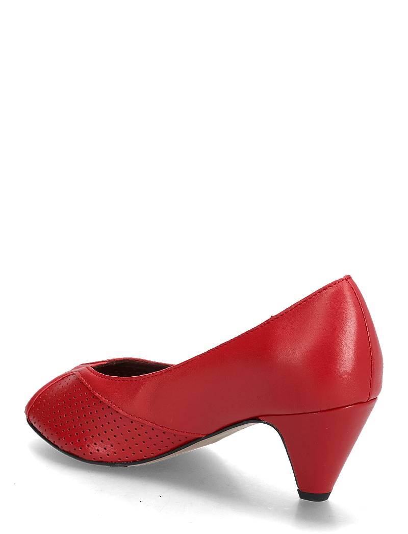 Anonymous Copenhagen - Tiffany stiletto - avatud varbaosaga kingad - shiny lamb ruby red - 2