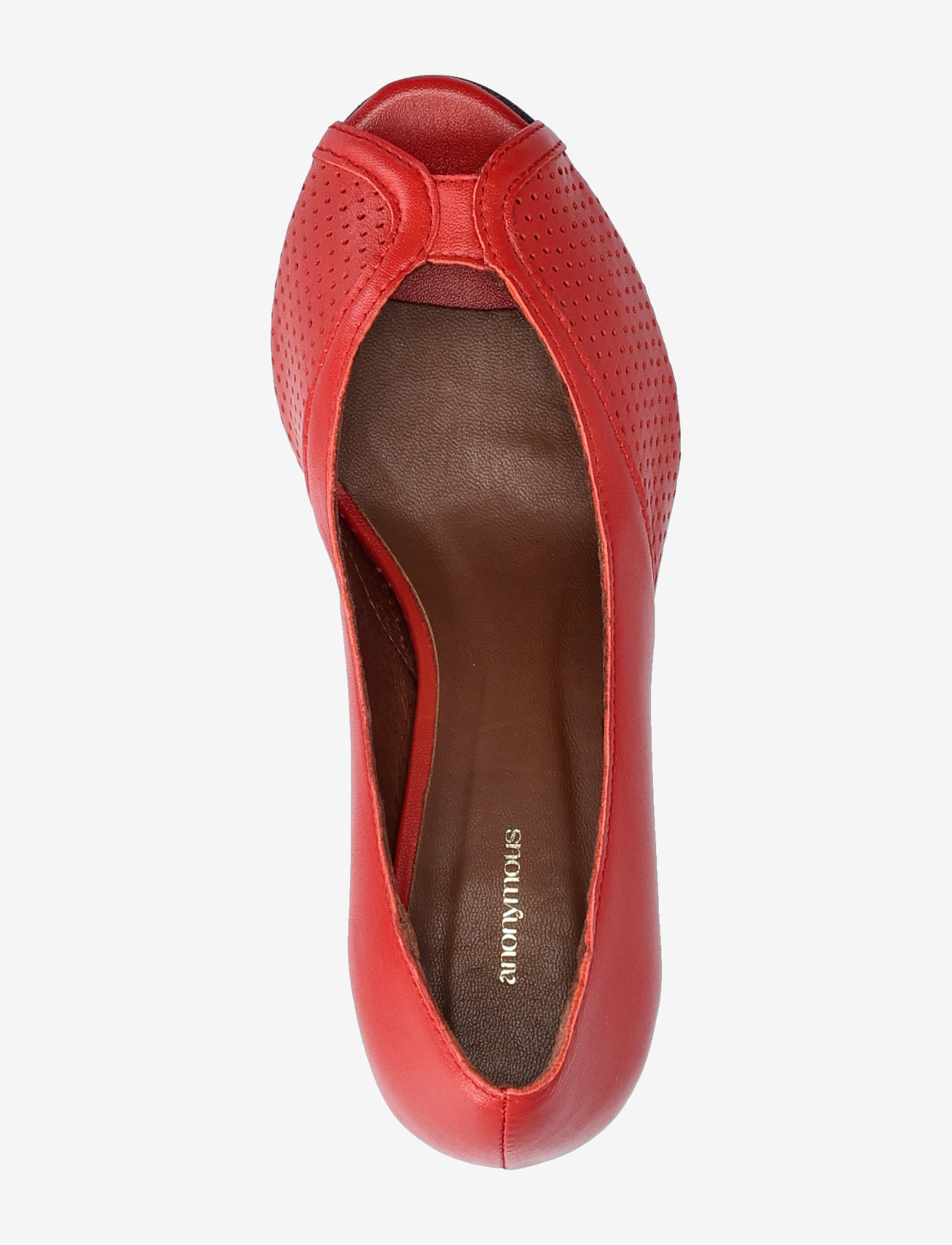 Anonymous Copenhagen - Tiffany stiletto - avatud varbaosaga kingad - shiny lamb ruby red - 3