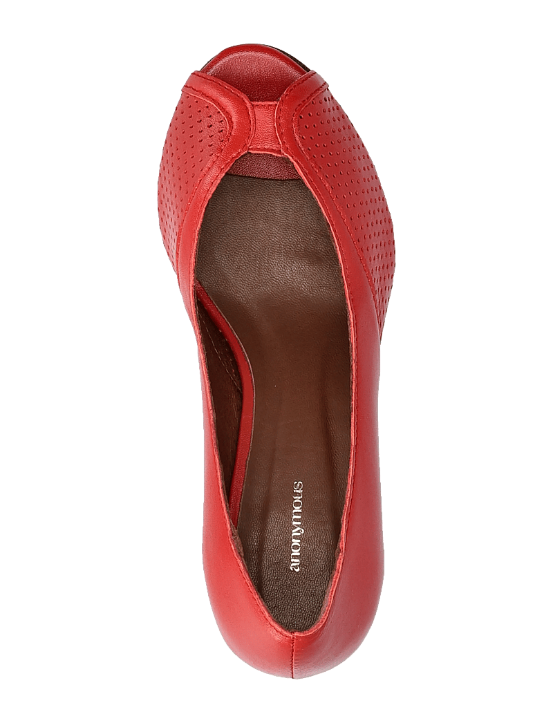 Anonymous Copenhagen - Tiffany stiletto - avatud varbaosaga kingad - shiny lamb ruby red - 3