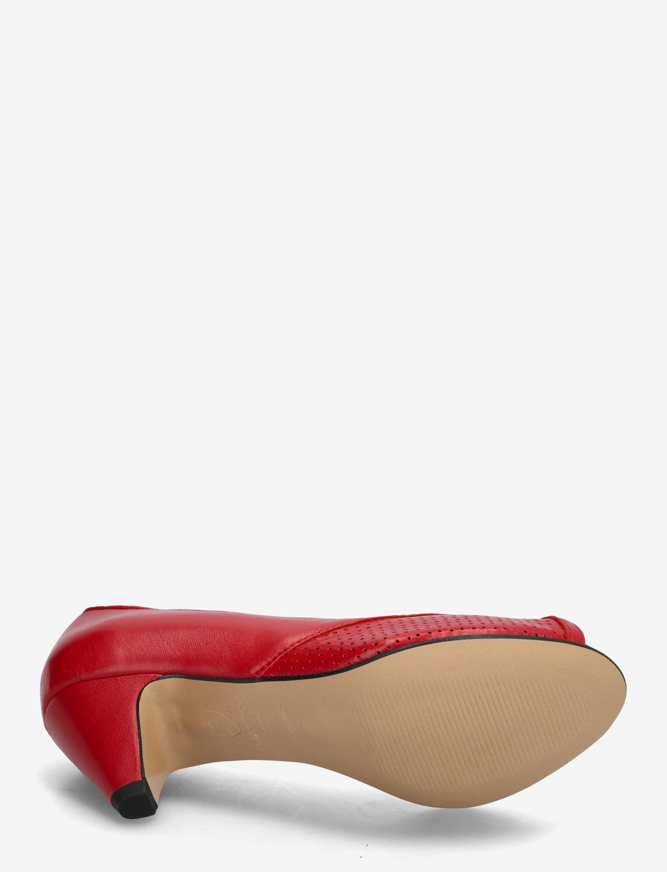 Anonymous Copenhagen - Tiffany stiletto - avatud varbaosaga kingad - shiny lamb ruby red - 4