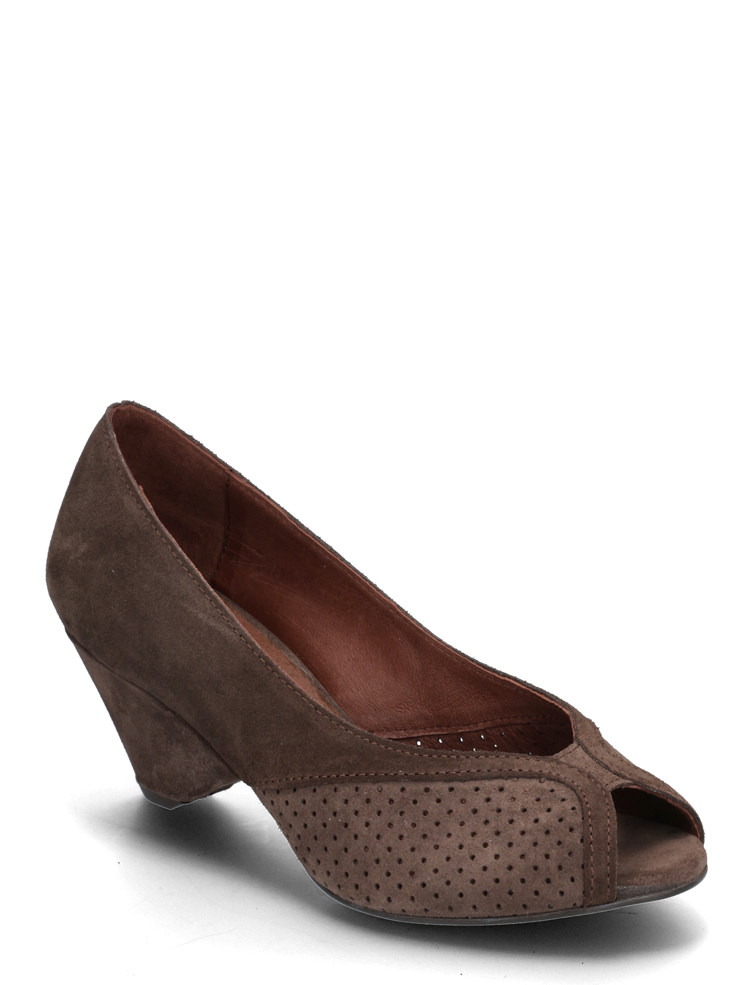 CALF SUEDE COFFEE BROWN