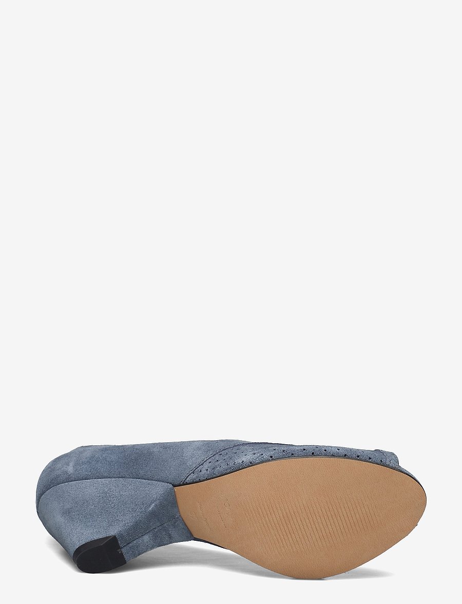 Anonymous Copenhagen - Tiffany triangle - calf suede denim blue - 4