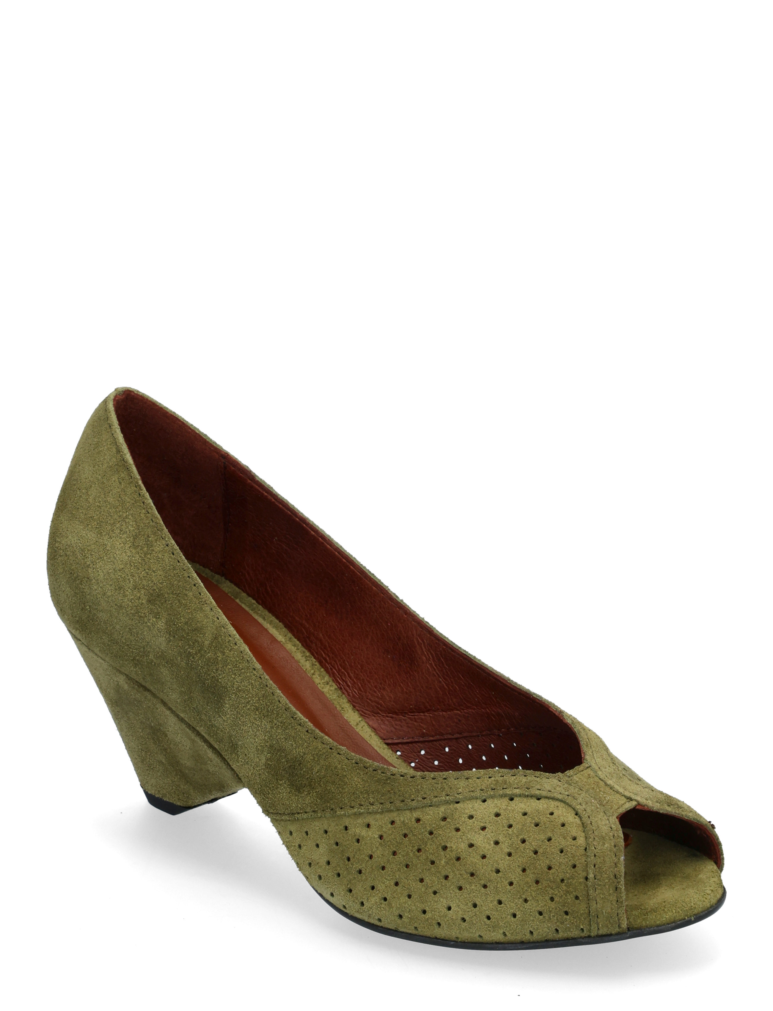 Anonymous Copenhagen Tiffany triangle - Jalanõud - CALF SUEDE OLIVE GREEN / green