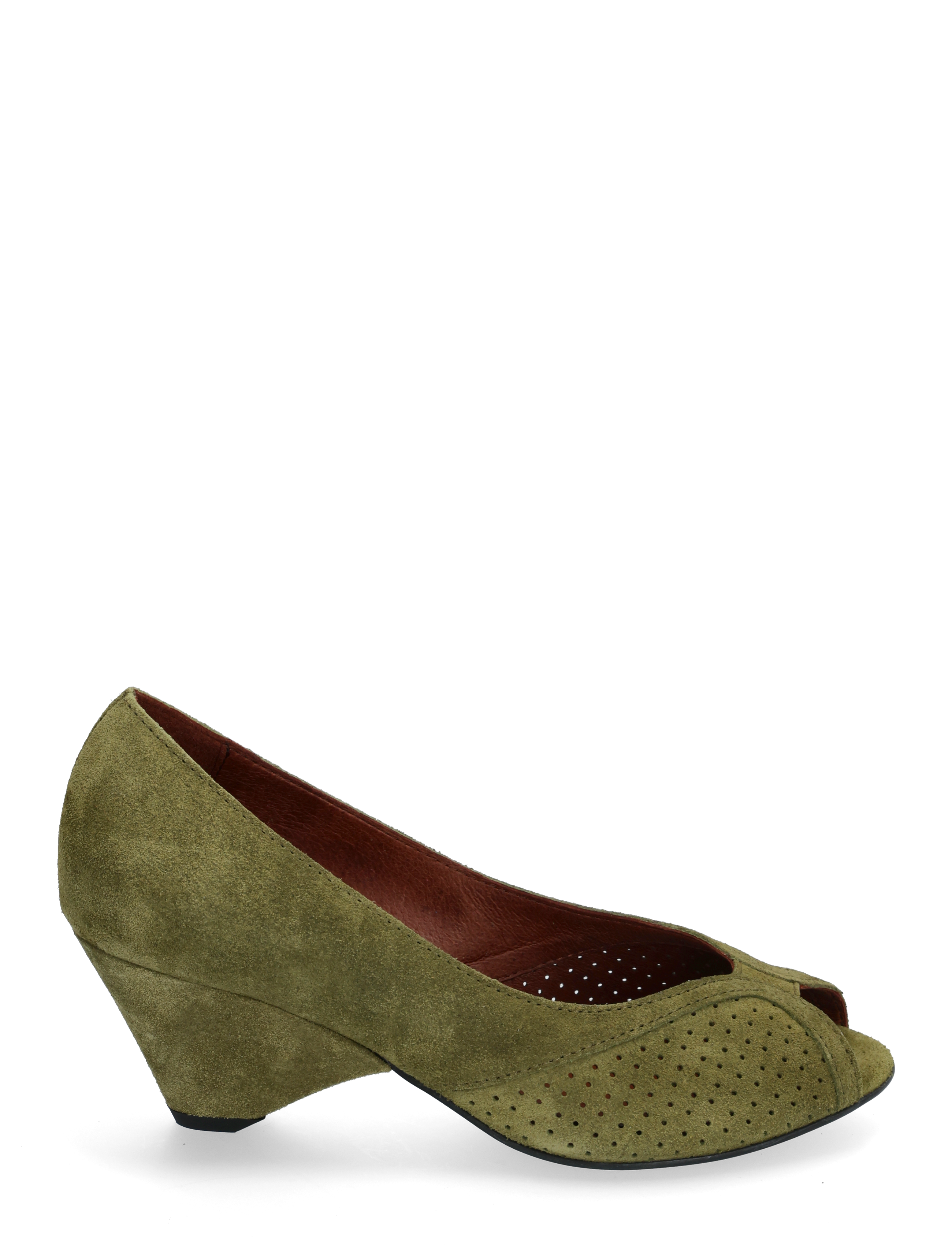 Anonymous Copenhagen - Tiffany triangle - calf suede olive green - 1