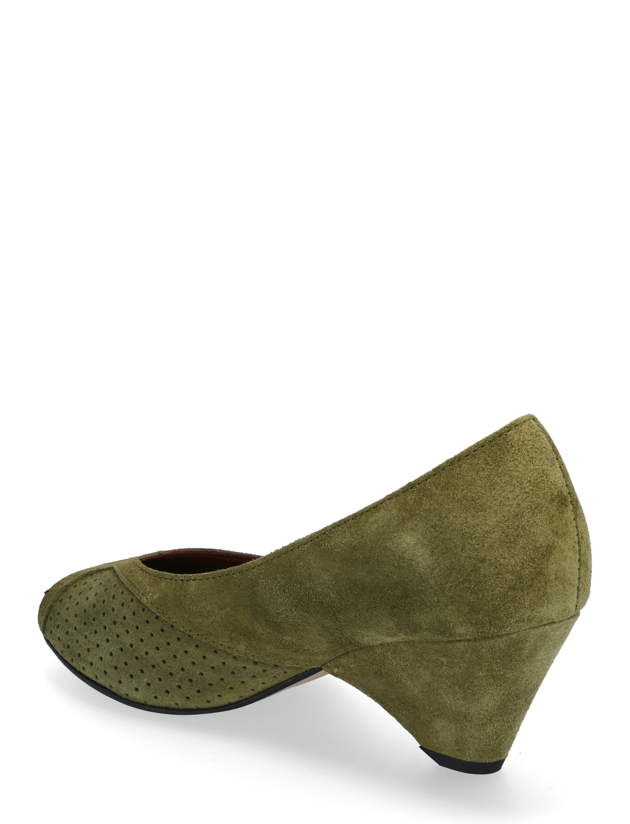 Anonymous Copenhagen - Tiffany triangle - calf suede olive green - 2
