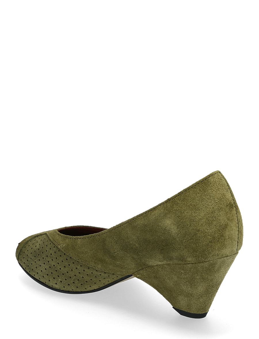 Anonymous Copenhagen - Tiffany triangle - calf suede olive green - 2