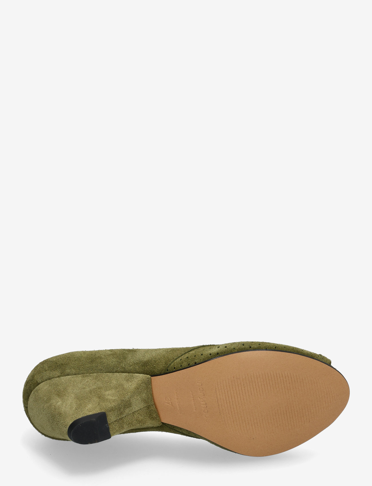 Anonymous Copenhagen - Tiffany triangle - peeptoes - calf suede olive green - 4